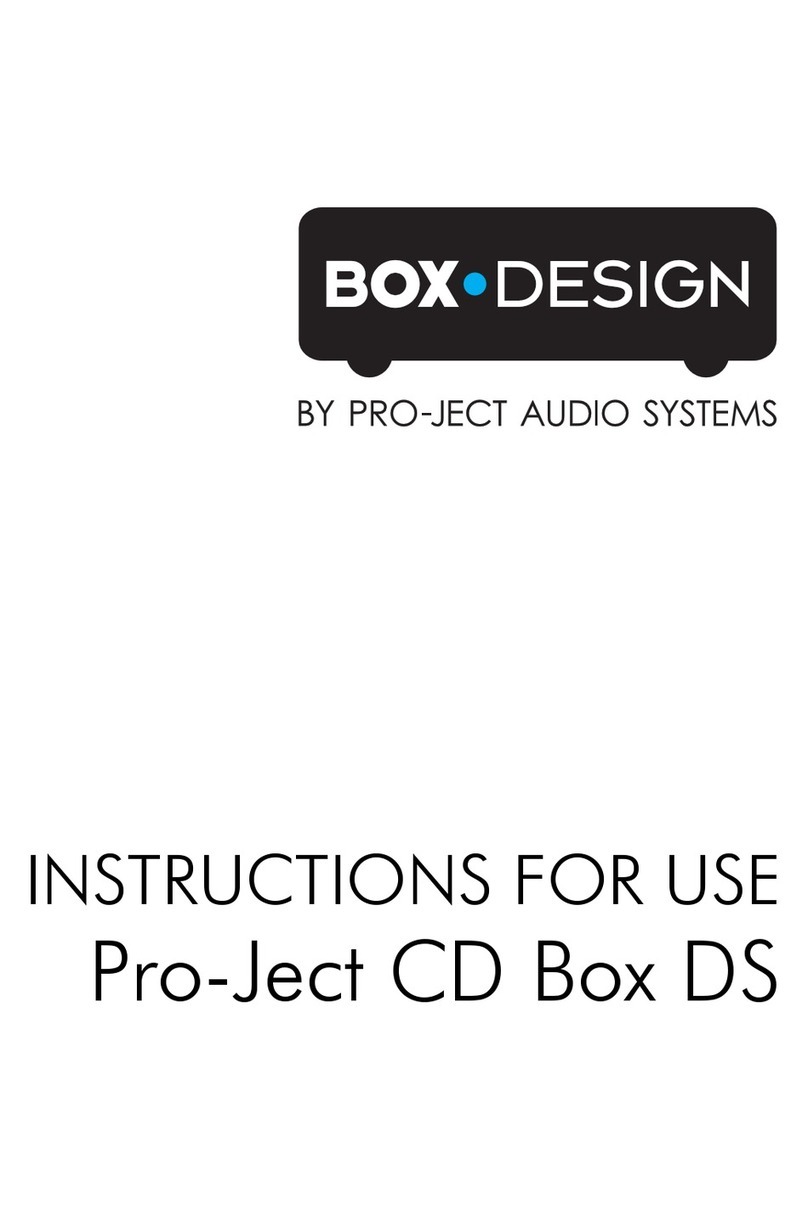 Box-Design CD Box DS Instructions for use