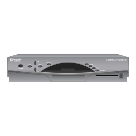 Scientific Atlanta 4240HDCTM User manual Scientific Atlanta 4240HDCTM User manual