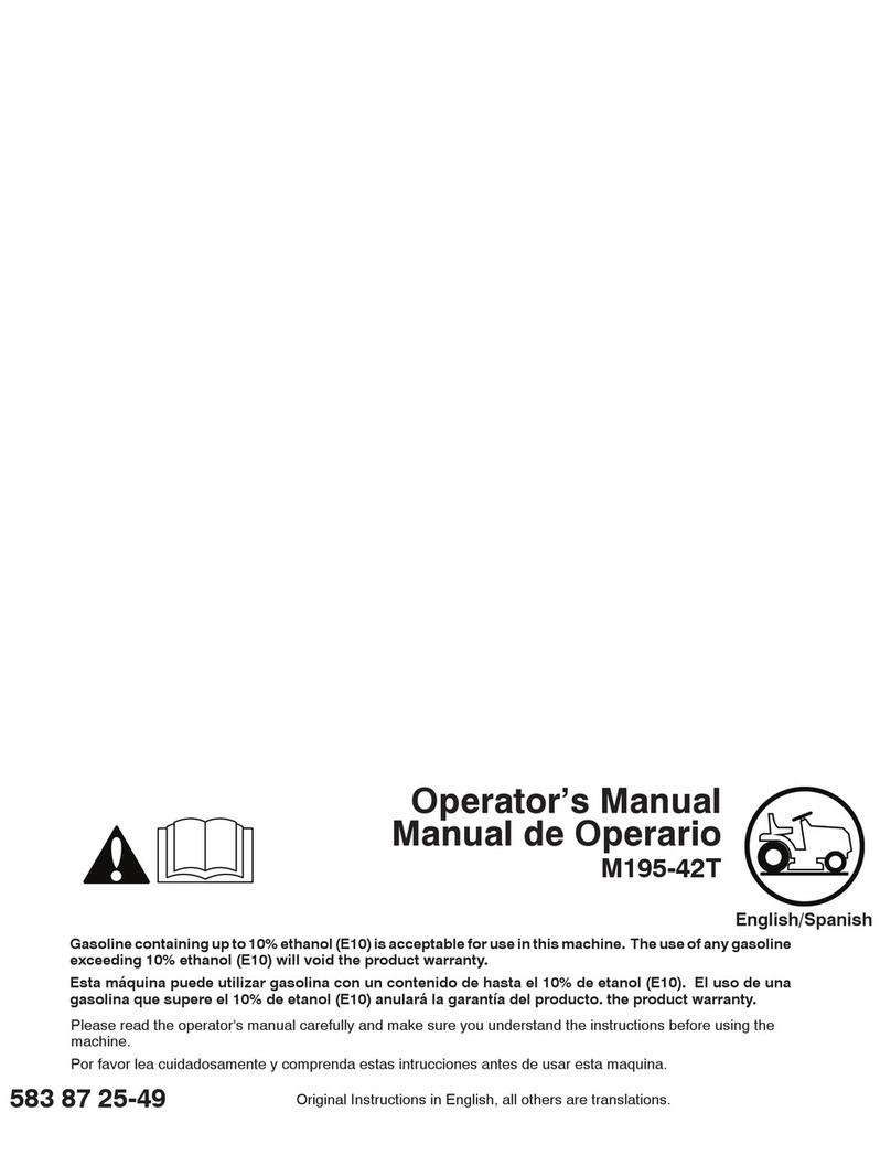 McCulloch M195-42T User manual