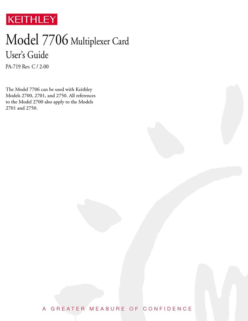 Keithley 7706 user guide