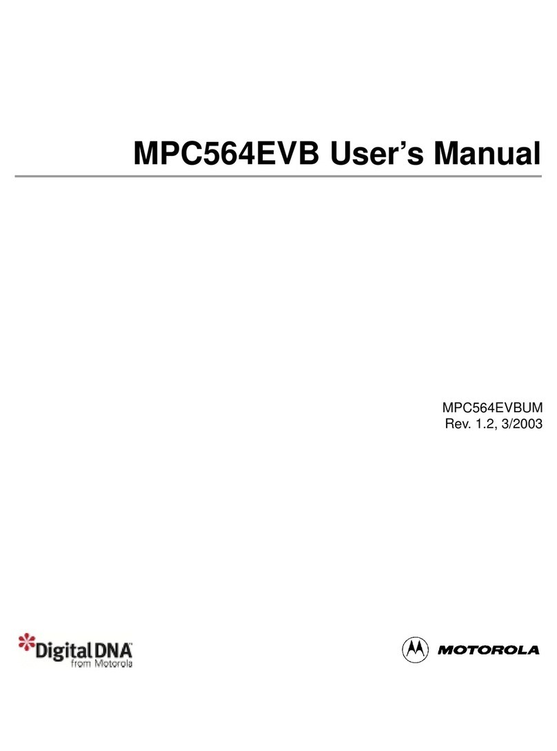 Motorola MPC564EVB User manual