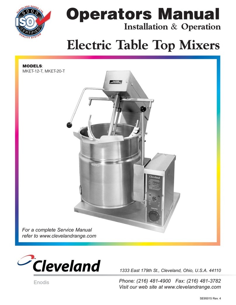 Cleveland MKET-12-T Operator's manual