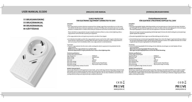 Proove EL1200 user manual