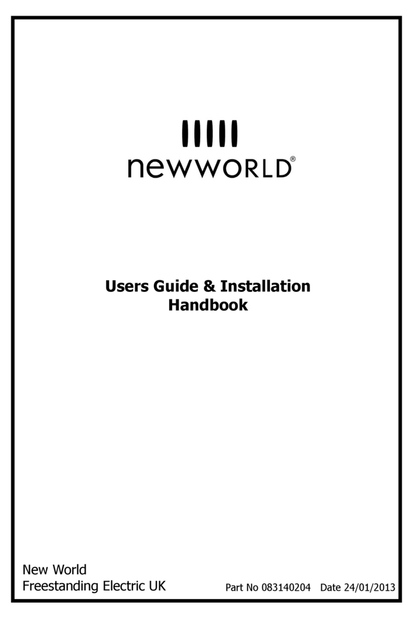 New World Oven Users guide & installation handbook