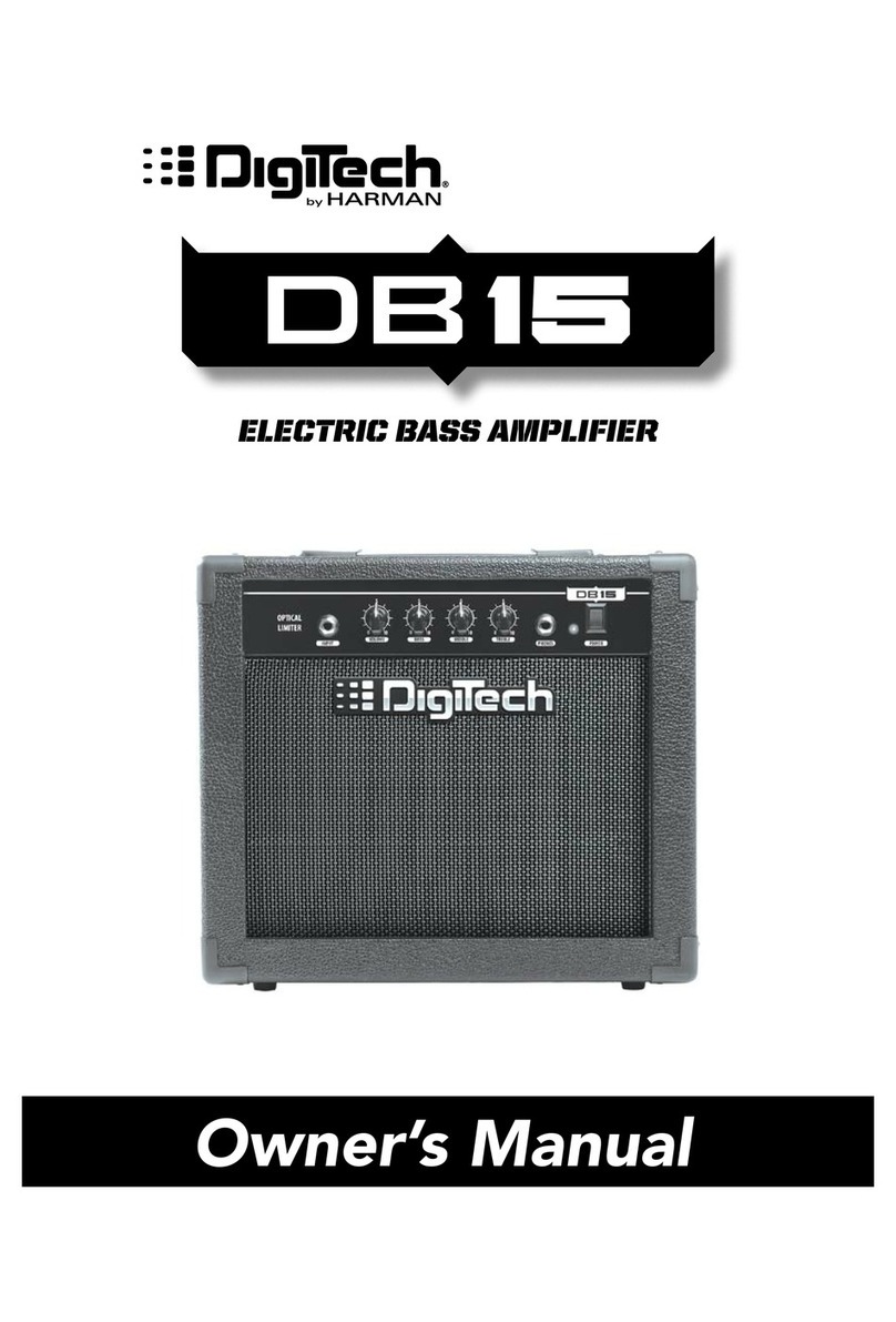 digi-tech DB15 owner's manual