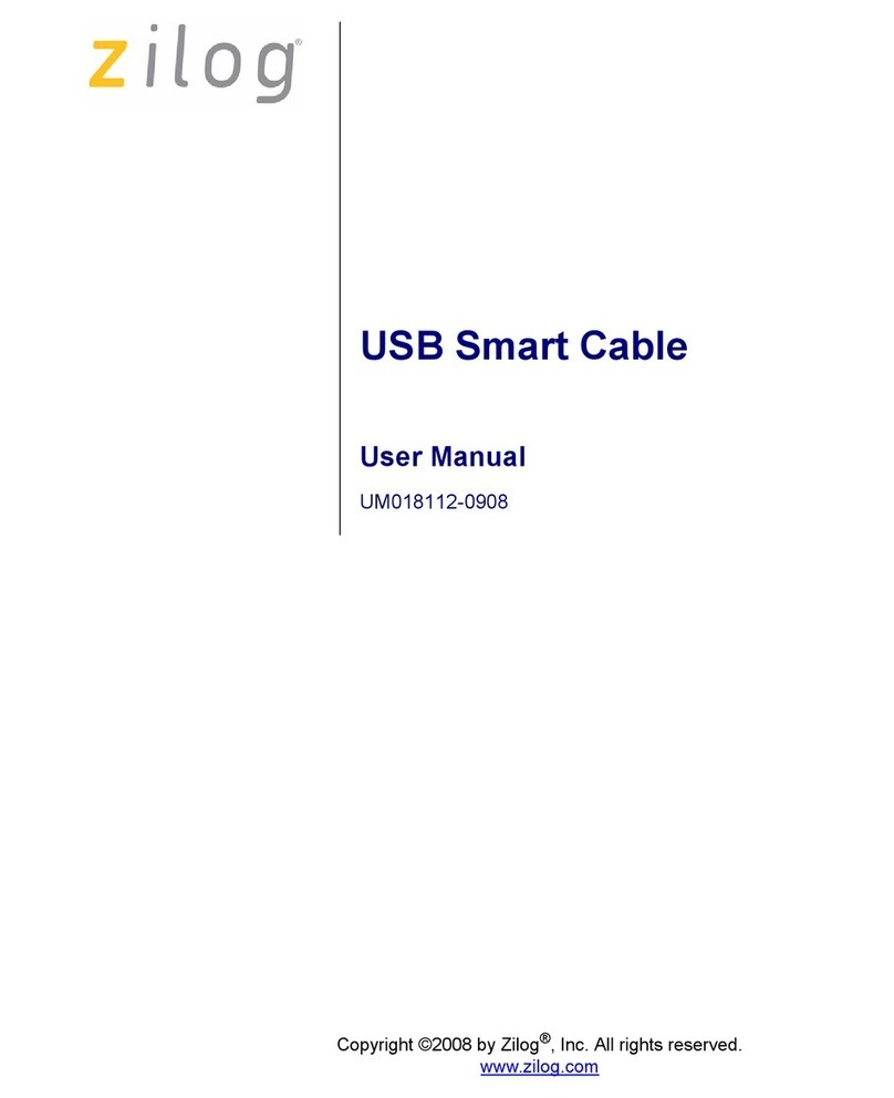 ZiLOG UM018112-0908 user manual