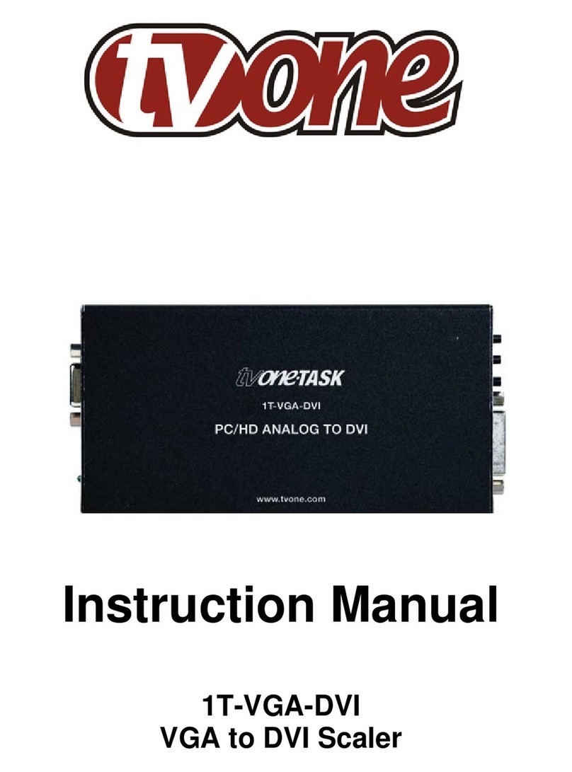 TV One 1T-VGA-DVI User manual