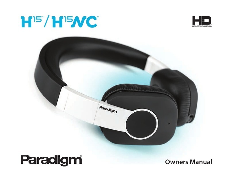 Paradigm H15 User manual