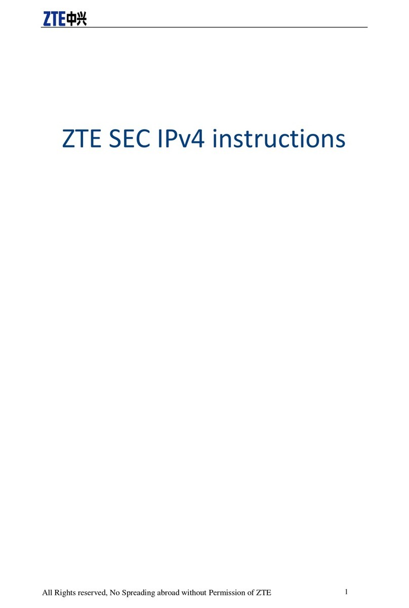Zte ZXR10 5900E Series User manual