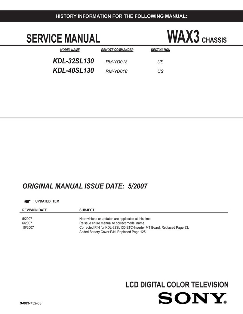 Sony KDL-26S3000, KDL-32SL130, KDL-32S3000, KDL-40SL130, KDL-40S3000,... User manual
