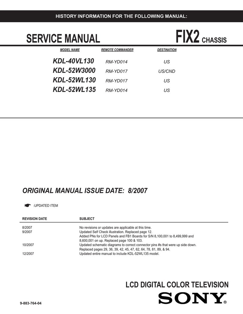 Sony KDL-40VL130 - 40" Bravia Vl-series Lcd... User manual