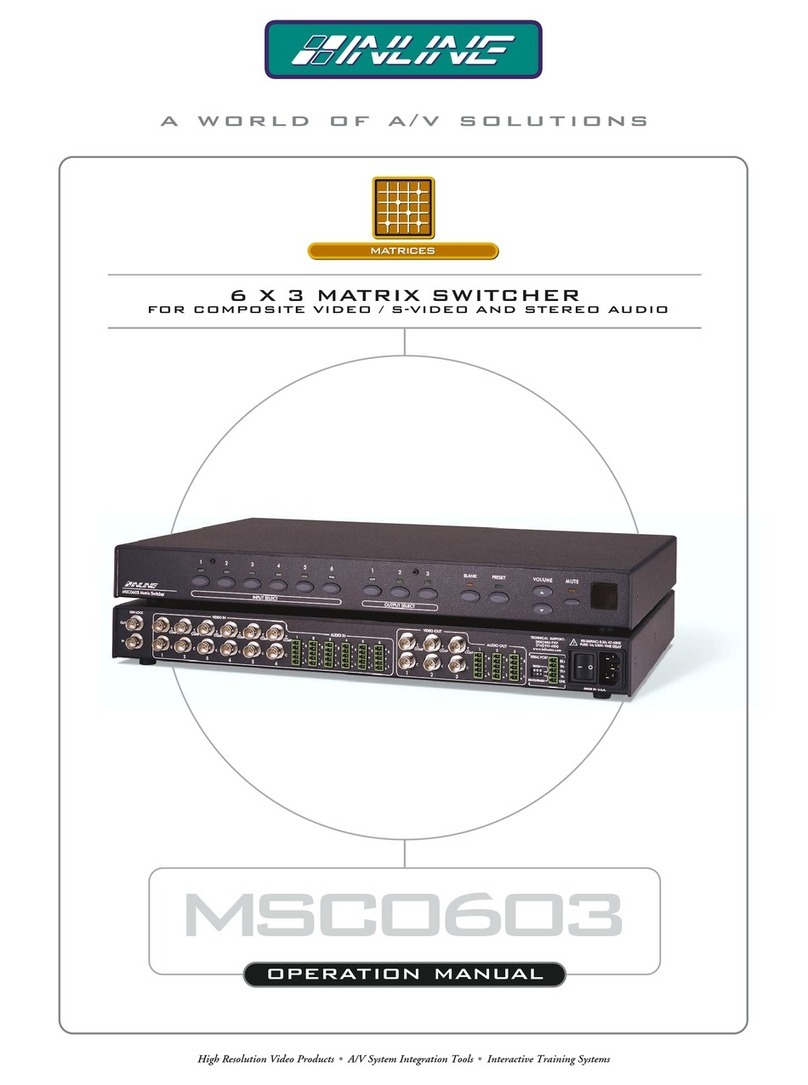 Inline MSC0603 User manual