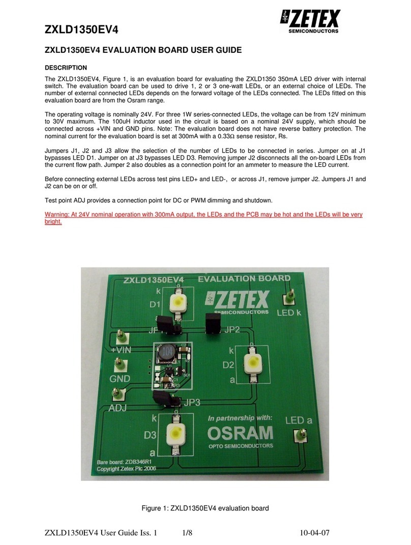 Zetex ZXLD1350EV4 user guide