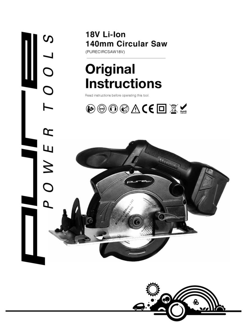 Pure Power Tools Circular Saw Original instructions