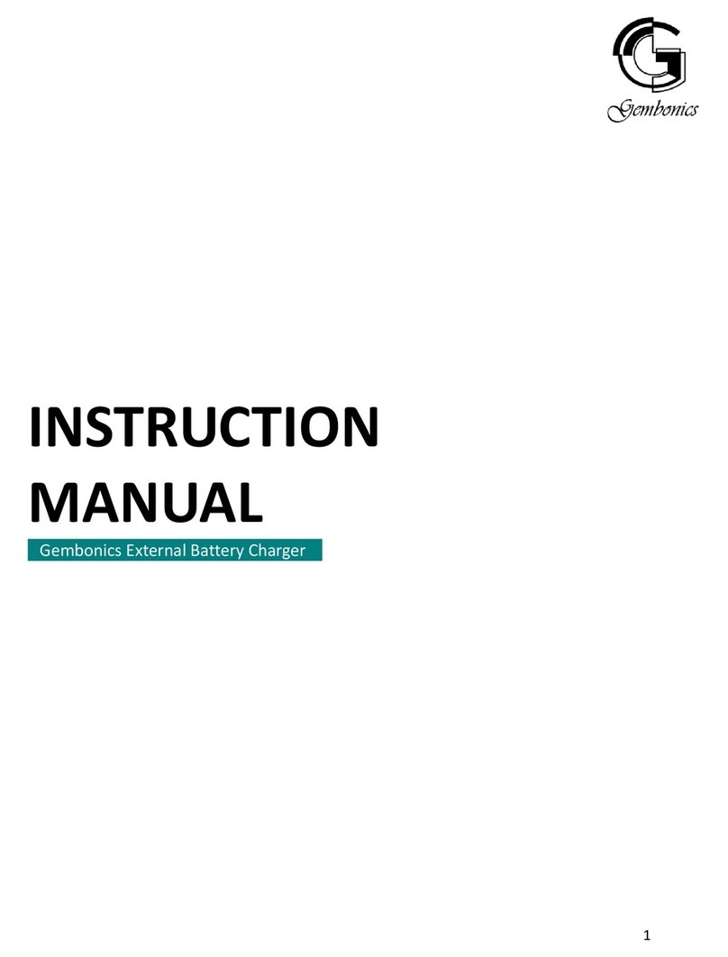 Gembonics External Battery Charger instruction manual