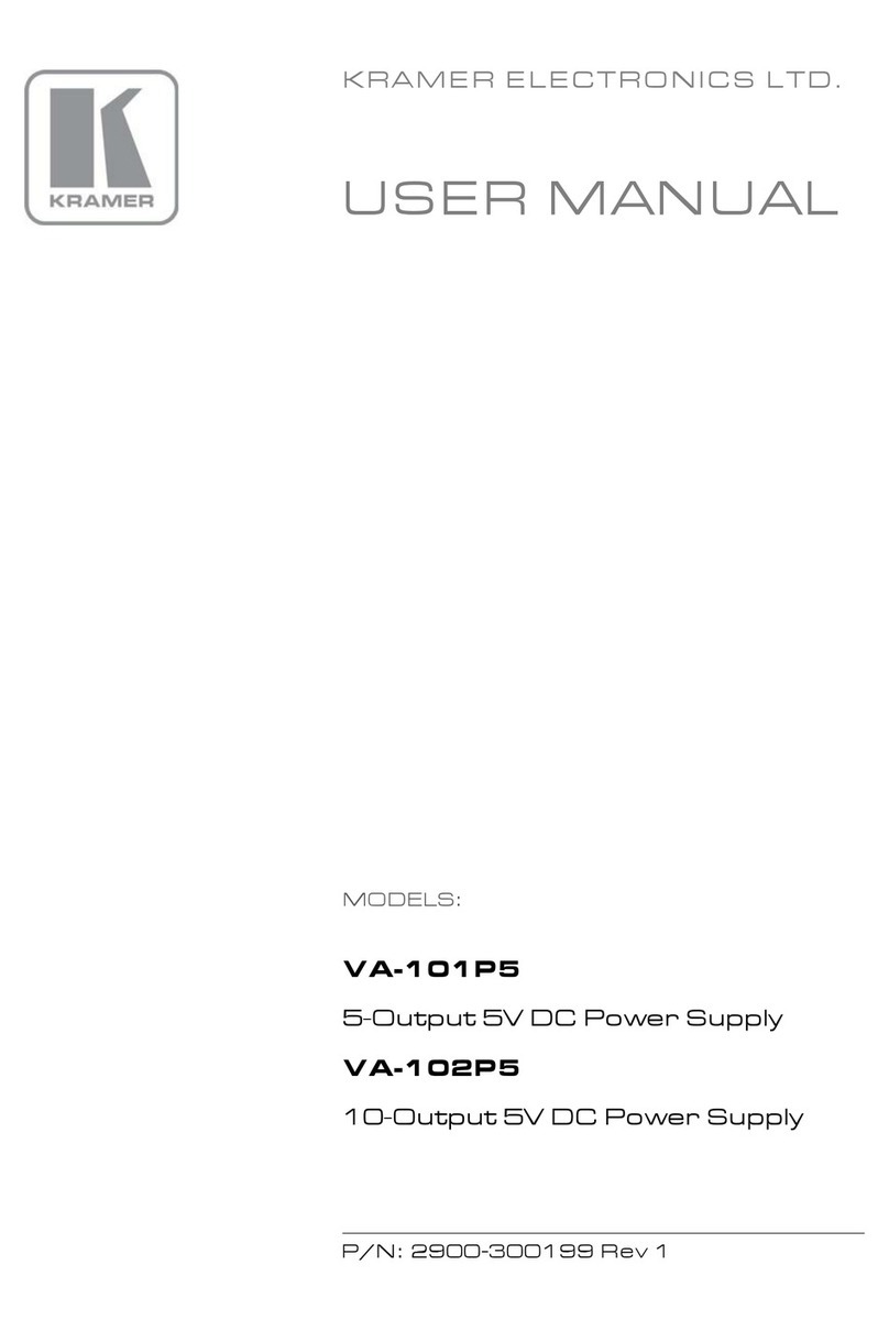 Kramer VA-101P5 User manual