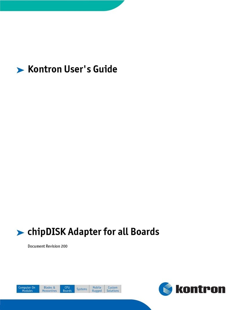 Kontron chipDISK user guide