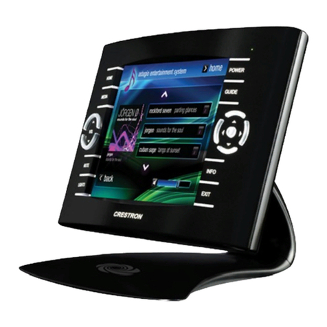 Crestron TPS-6X-DS-C Operation guide