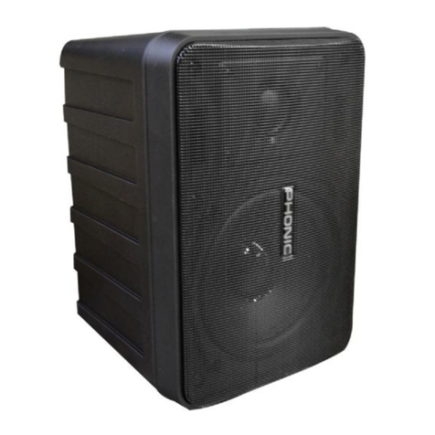 Phonic SE 207 user manual