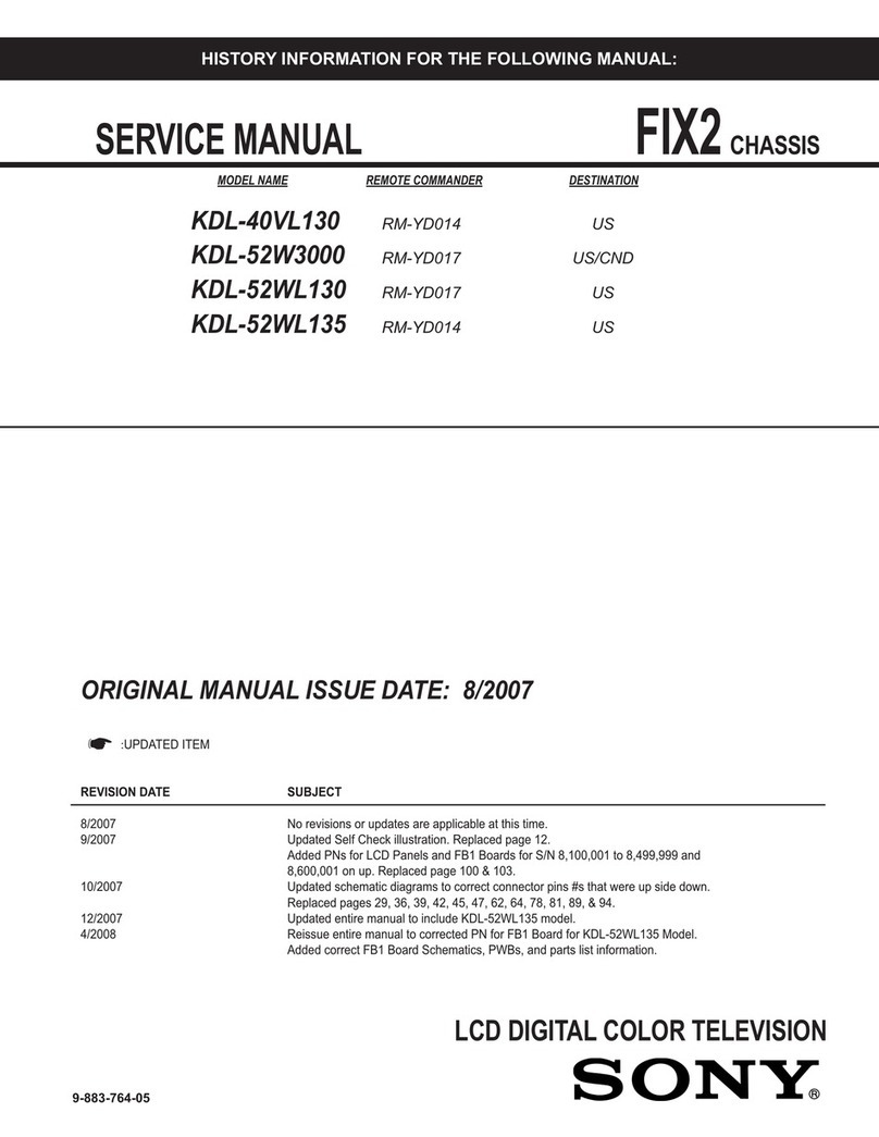 Sony KDL-40VL130 - 40" Bravia Vl-series Lcd... User manual