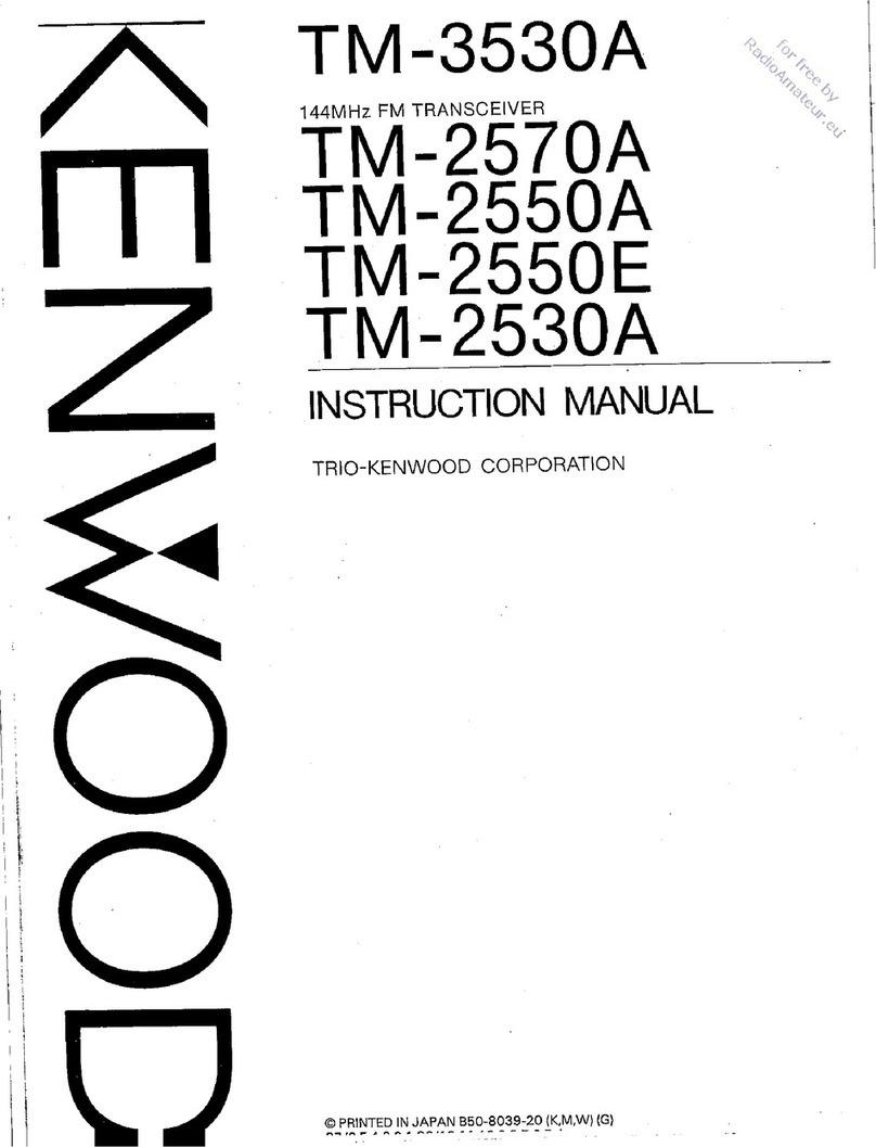 Kenwood TM-3530A User manual
