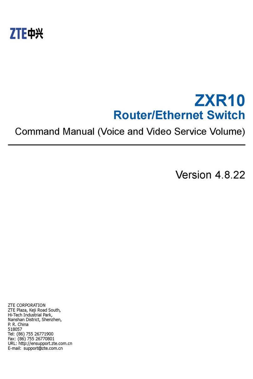 Zte ZXR10 3800-8 Installation instructions Zte ZXR10 3800-8 Installation instructions