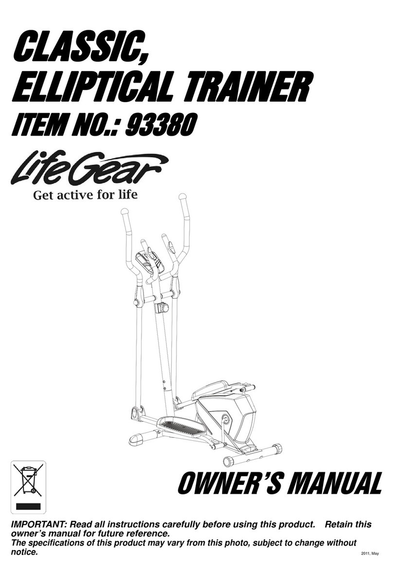 Life Gear Classic 93380 owner's manual Life Gear Classic 93380 owner's manual