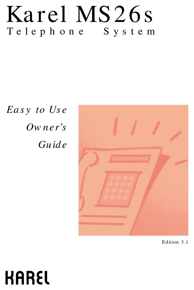 Karel MS26S Easy to use owner's guide