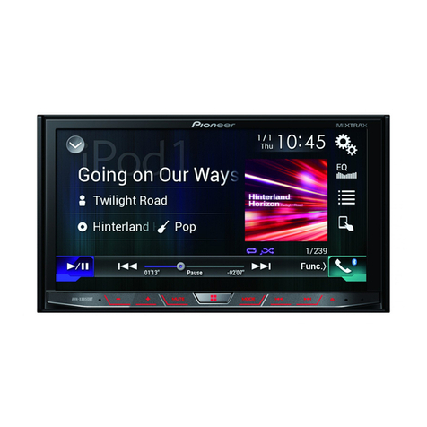 Pioneer AVH-X8650BT User manual