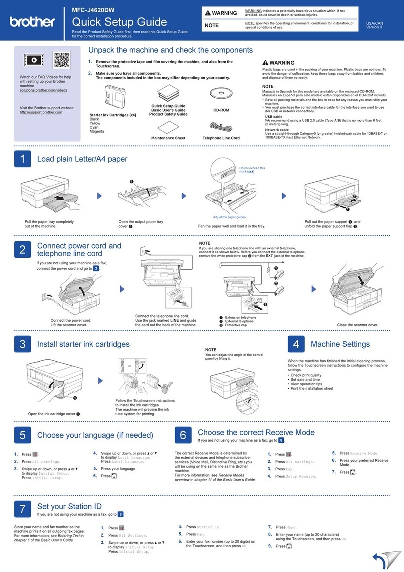 Brother MFC-J4620DW User manual Brother MFC-J4620DW User manual