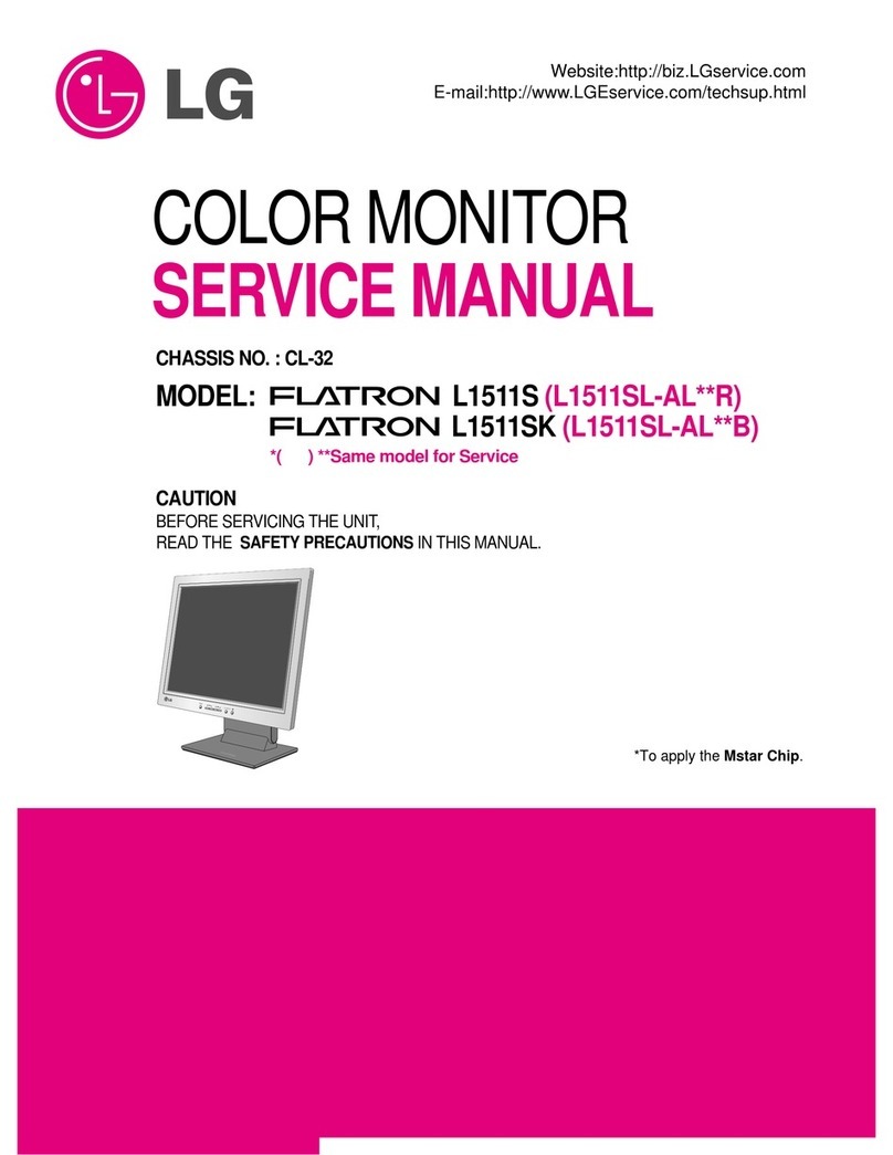 LG Flatron L1511S User manual