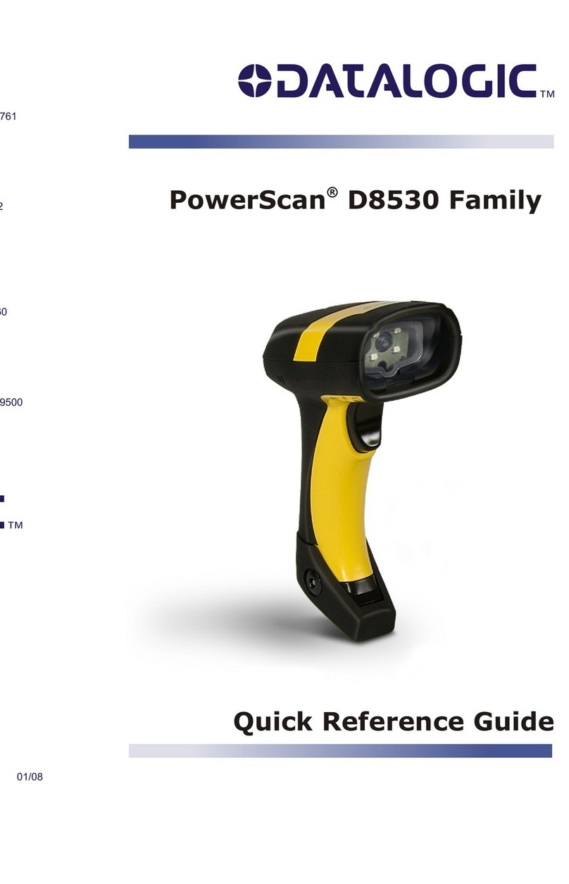 Datalogic PowerScan D8530 Quick reference guide