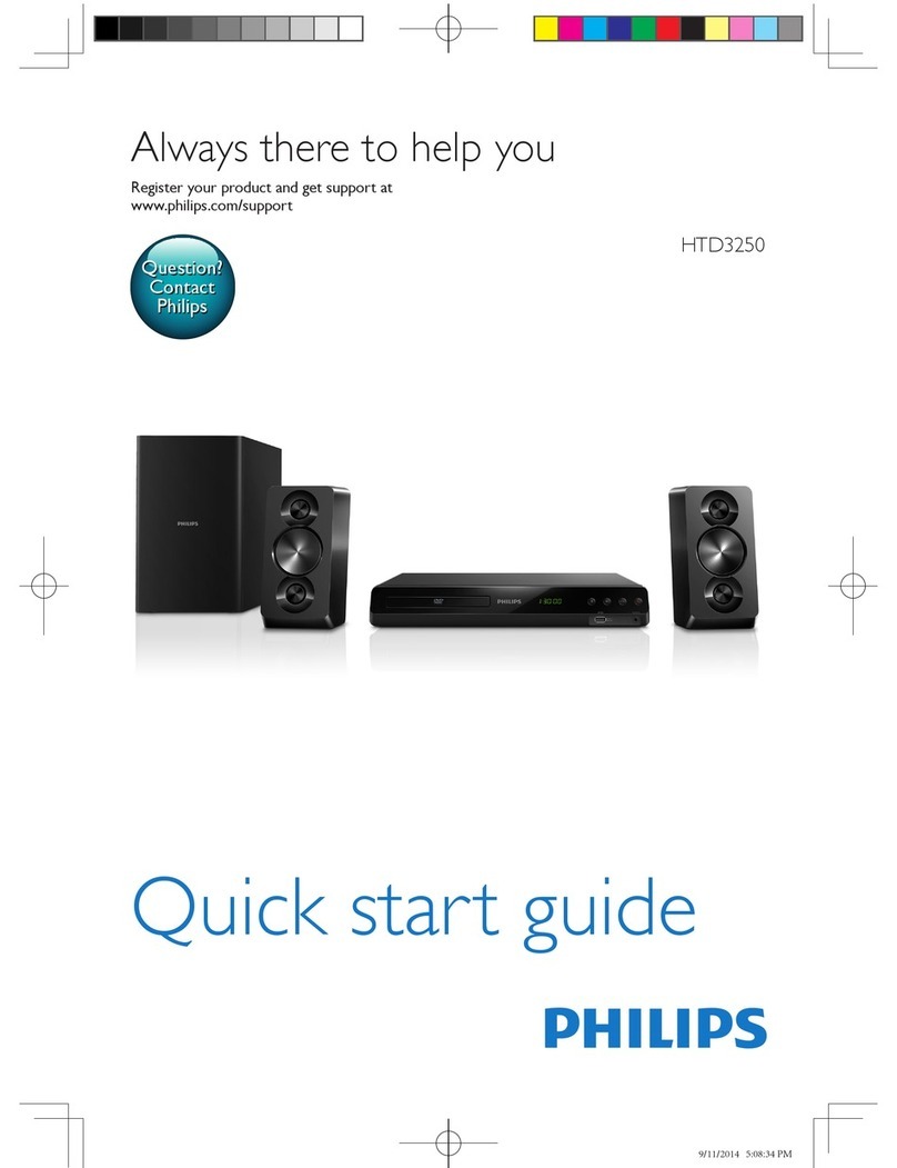 Philips HTD3250 User manual