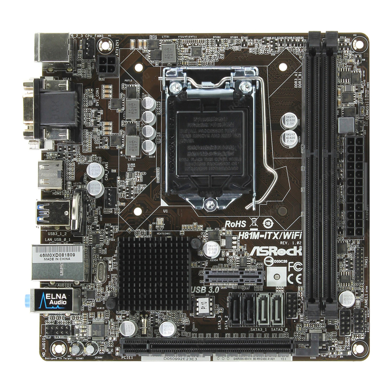 ASROCK H81M-ITX/WiFi user guide