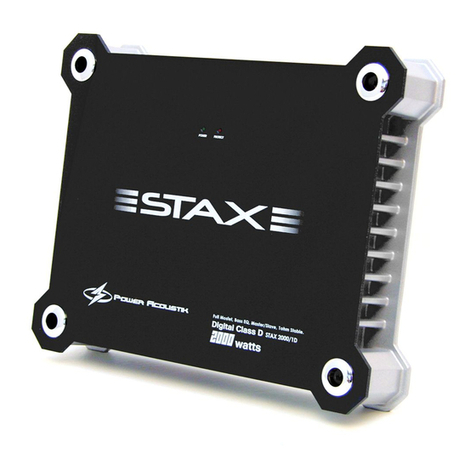 PowerAcoustik STAX-1250/2 User manual