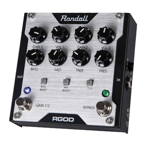 Randall RGOD Operation manual