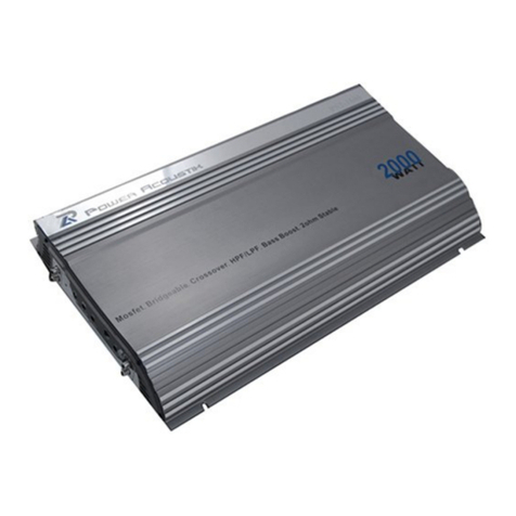 PowerAcoustik PS1-2000D owner's manual