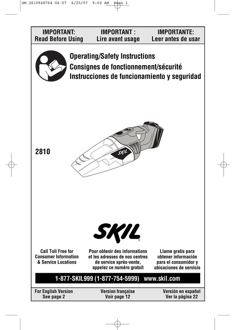 Skil 2810 Operating/safety instructions