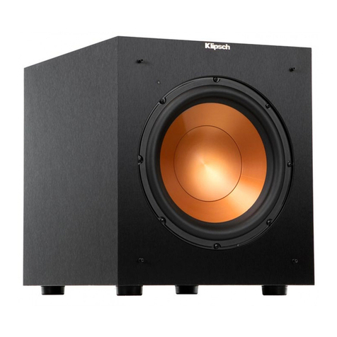 Klipsch R-10SW user manual