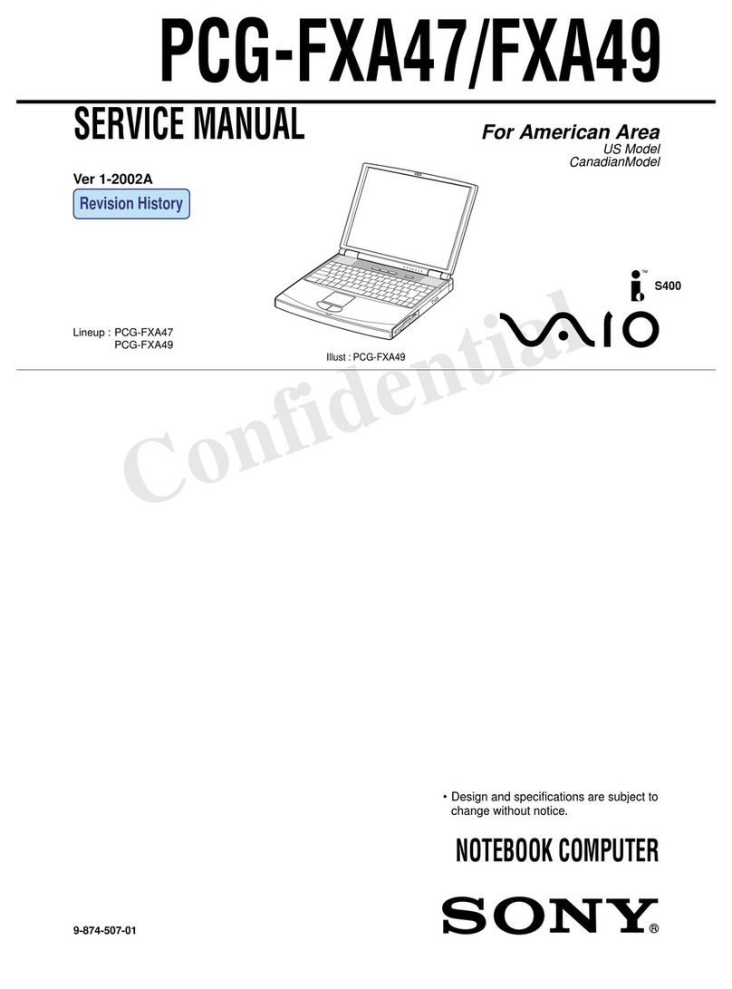 Sony PCG-FXA47 VAIO User Guide  (primary manual) User manual