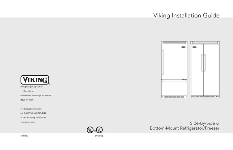 Viking Side-By-Side & Bottom-Mount... installation guide Viking Side-By-Side & Bottom-Mount... installation guide