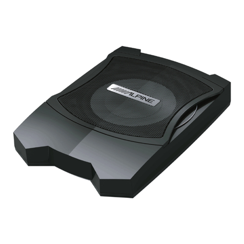 Alpine PWE-V80 User manual Alpine PWE-V80 User manual