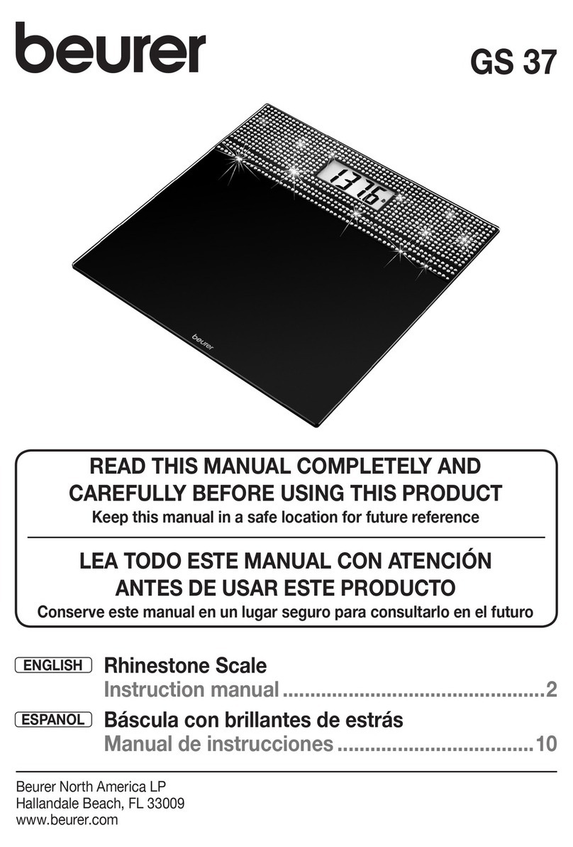 Beurer GS 37 user manual