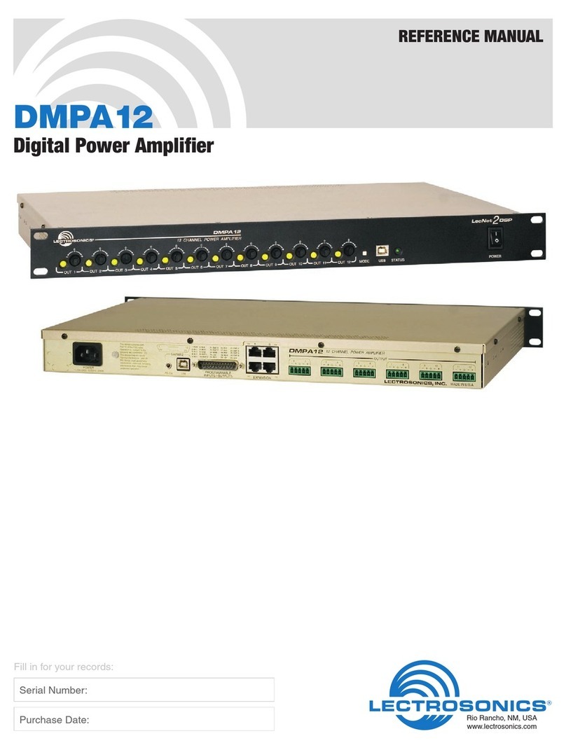 Lectrosonics DMPA12 User manual