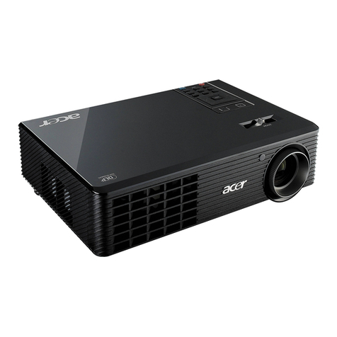 Acer X1161P User manual