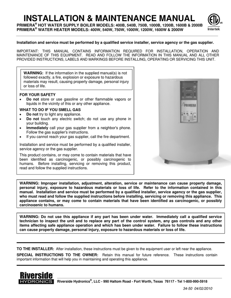Primera 400B Installation & maintenance manual