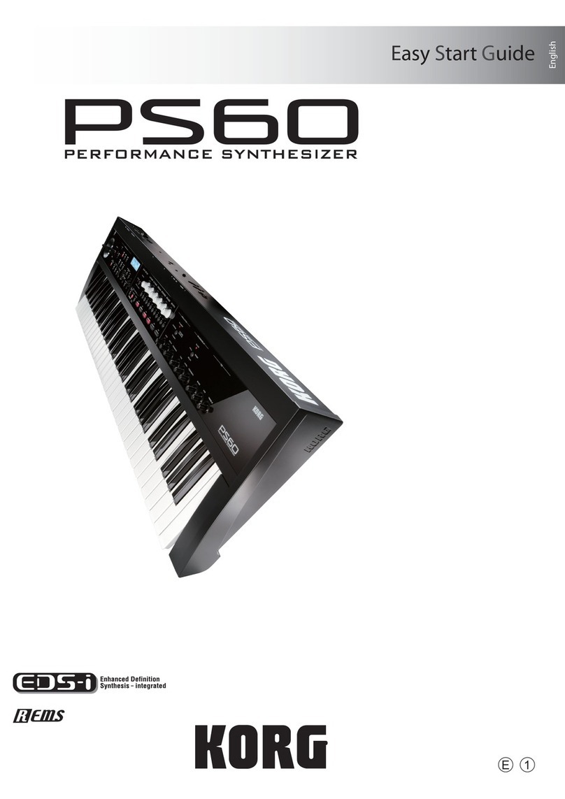 Korg PS60 Instructions for use