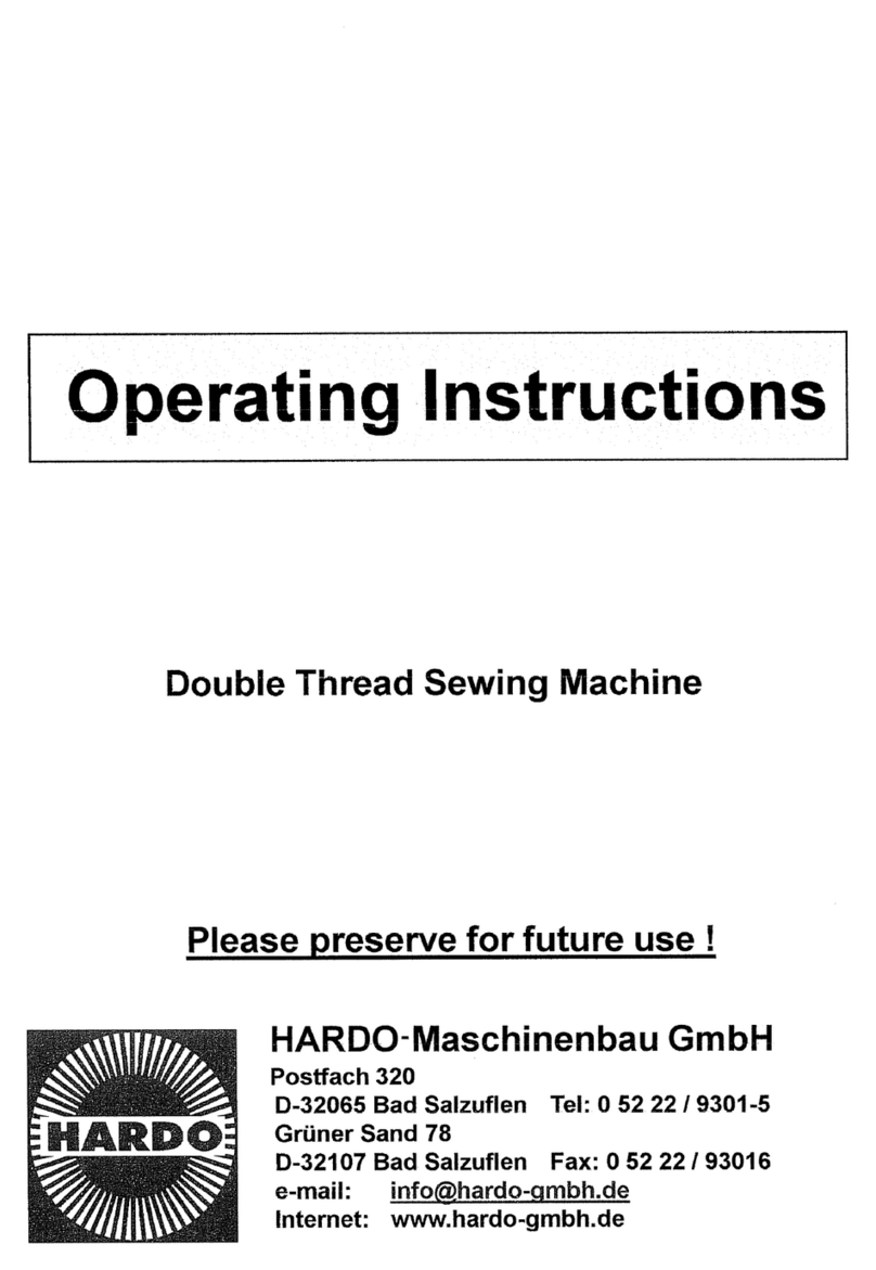 Hardo DN ST 90 operating instructions
