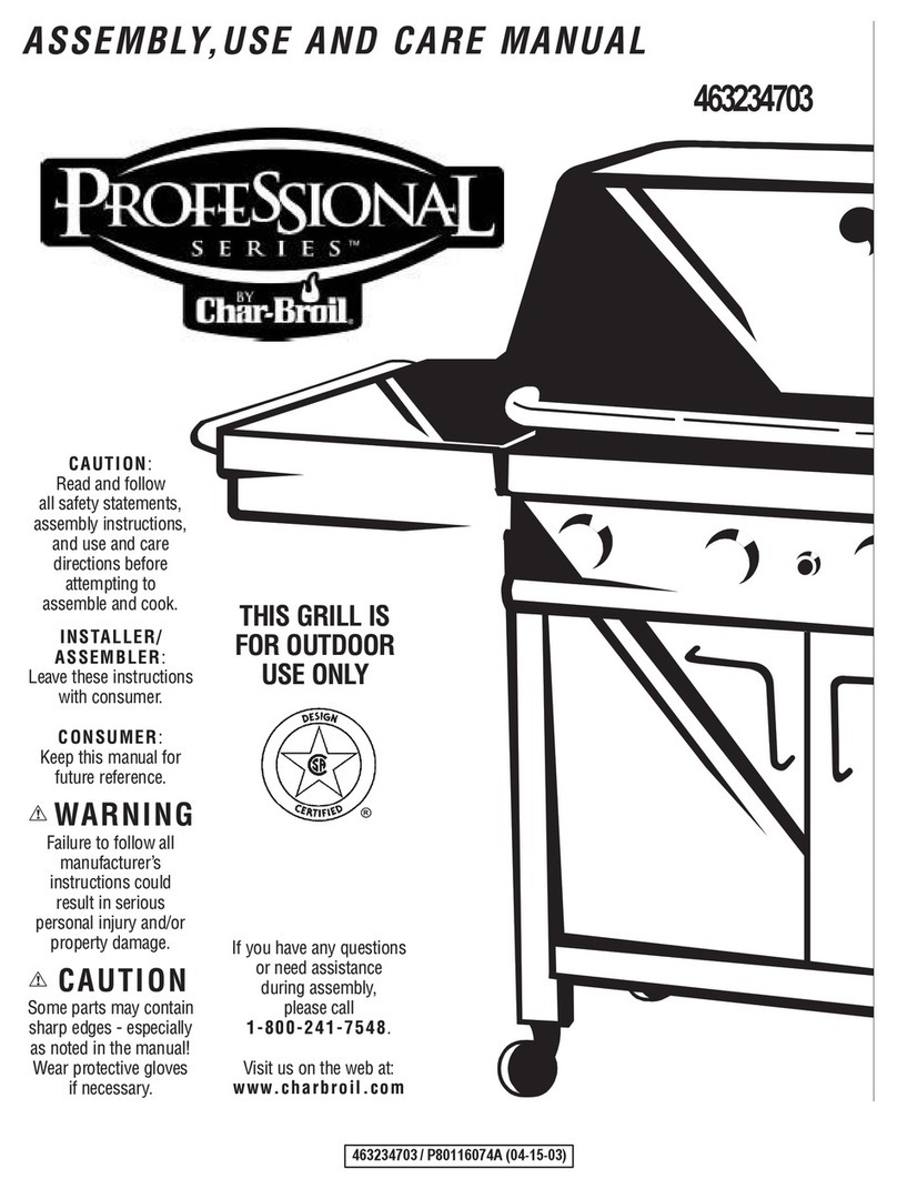 Char-Broil 463234703 User manual