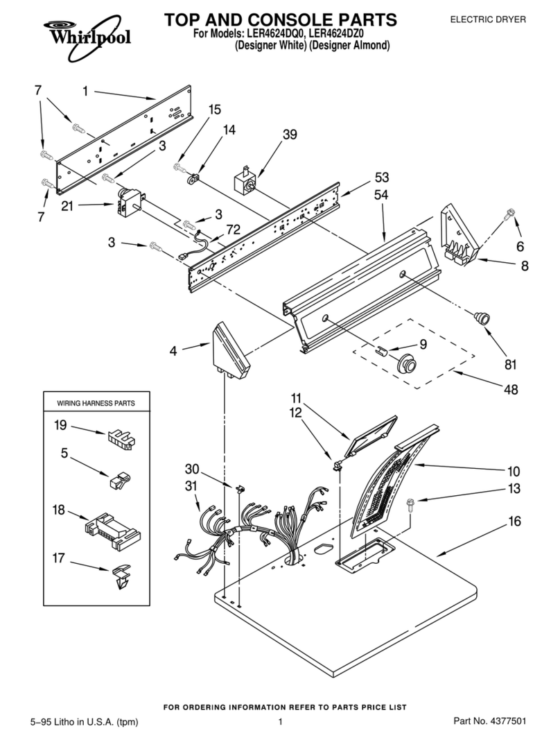 Whirlpool LER4624DQ0 User manual